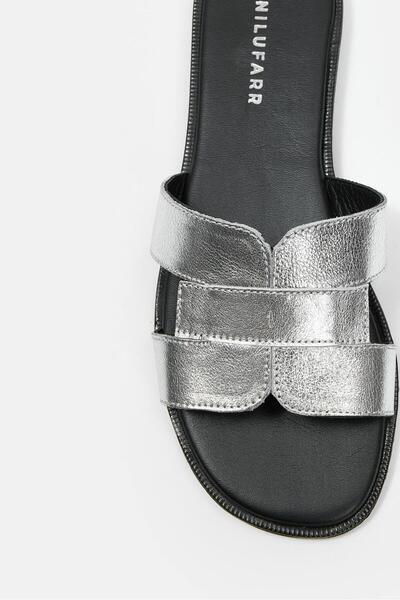 NILUFARR Emilia Срібні жіночі туфлі з натуральної шкіри