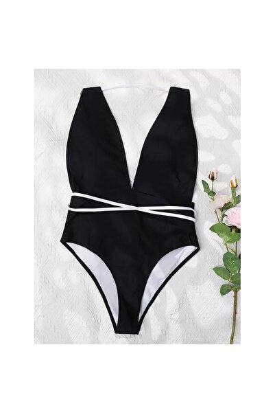 FITINT Women's One-Piece Swimsuit Black - FITINT 292