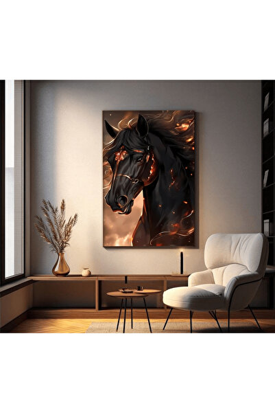 4gdran لوحة قماشية بتصميم إسلامي مع برواز خشبي مخفي