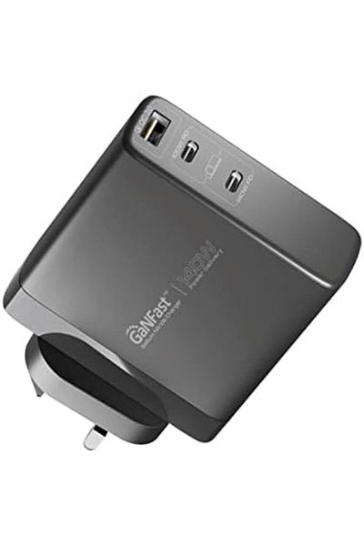 Promate 140W USB-C GaN Charger with 140W Type-C Power Delivery 3.1 Port