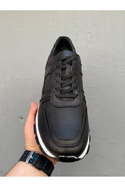 Neco %100 HAKİKİ DERİ YÜKSEK TABAN ERKEK SNEAKER, COMFORT İÇ TABAN 184