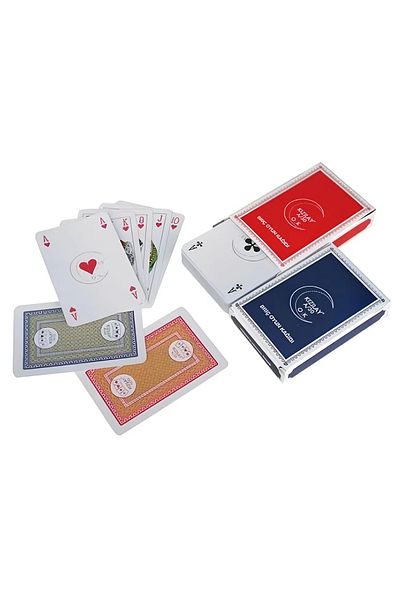 TuffY'S Large Plastic Okey Team & Playing Cards Fun Games with Family and Friends