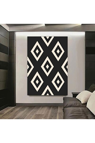 4gdran Abstract canvas painting with hidden wooden frame