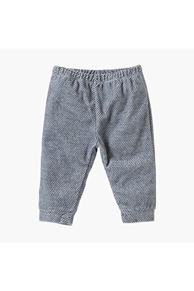 giggles Penguin Applique Long Sleeves Velour T-shirt and Pyjama Set