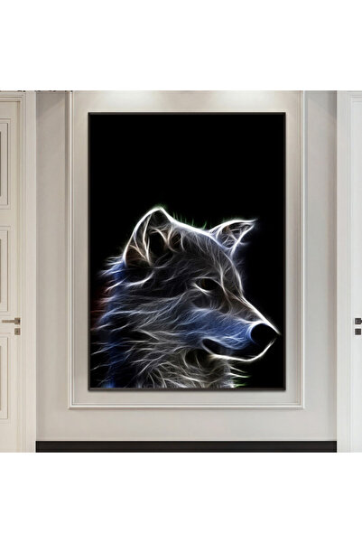 4gdran لوحة قماشية بتصميم مودرن مع برواز خشبي مخفي