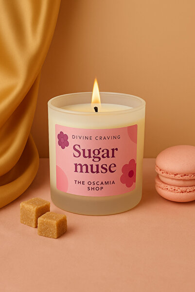 Sakız Çilek Kokulu Soya Wax Mum