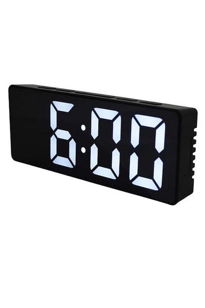 OEM Digital Table Clock with White LED Display VT-93816-W