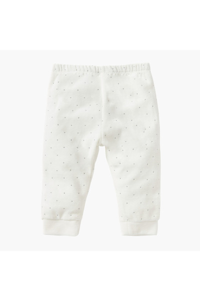 giggles Princess Embroidered Long Sleeves Velour Sweatshirt and Pyjama Set