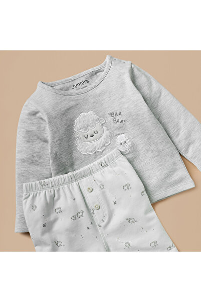 Juniors Sheep Print T-shirt and Pyjama Set