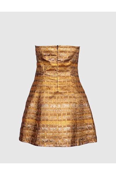 İLVİ Elena Gold Color Women's Dress