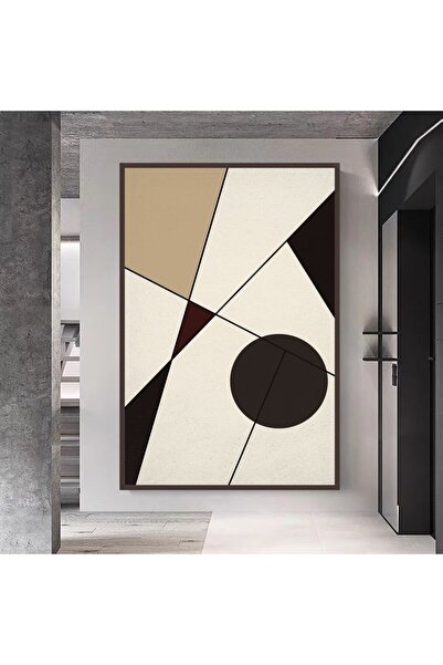 Marktna لوحة قماشية بتصميم الفن البوهيمي مع برواز شامبين مجوف