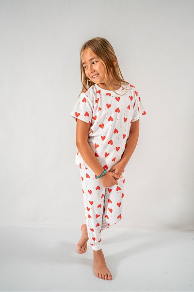 Kiddie Colors Heart Children's Pajama Set