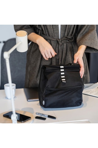 IKEA Lunch bag, black, 22x17x35 cm