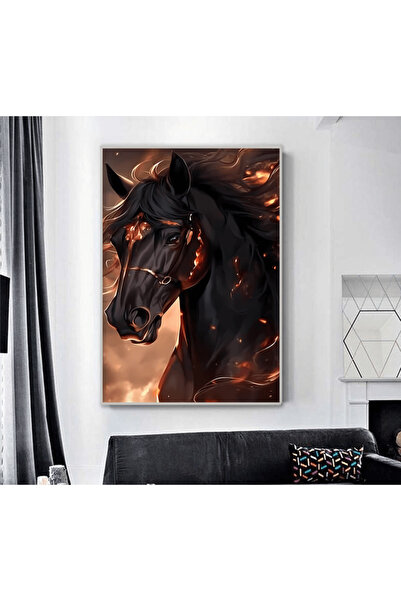 SND لوحة قماشية بتصميم إسلامي مع برواز فضي مجوف