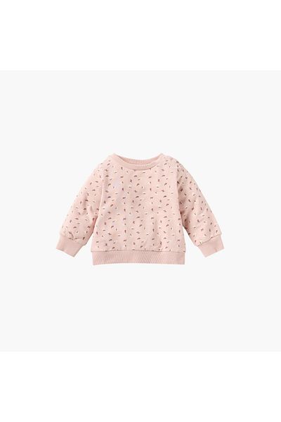 Juniors All-Over Floral Print Sweatshirt and Pyjama Set