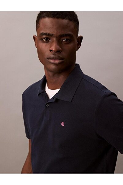 Calvin Klein Men's navy blue polo t-shirts