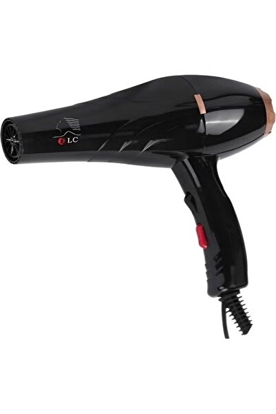 DLC مجفف شعر أسود/ذهبي