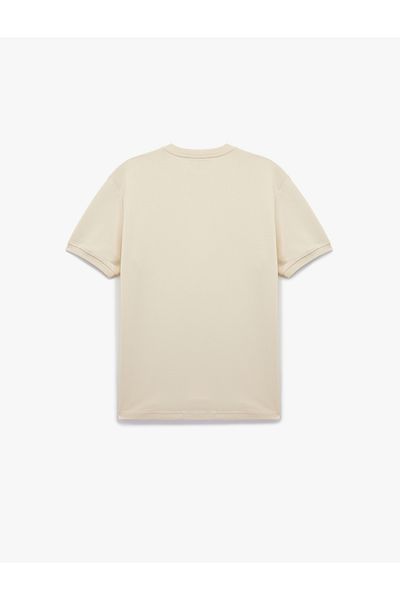 Koton Regular Fit Short Sleeve Crew Neck Cotton Printed T-Shirt