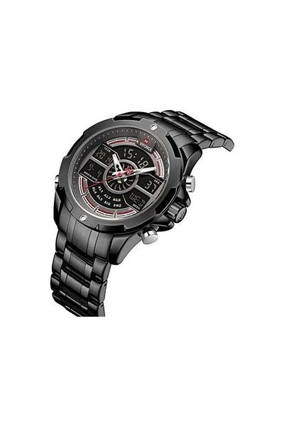 Naviforce Luxury Military Sports Watch – 45mm Dial, Dual Time Display, Analog-Digital