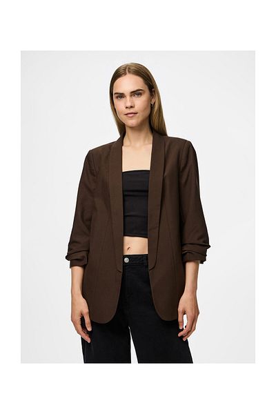 PIECES Blazer Ceket Yetişkin Hot Fudge