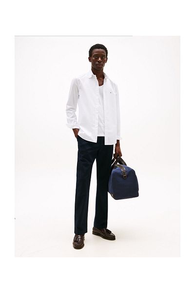 Tommy Hilfiger KOŠILE FLEX POPELIN Z FALEŠNÉHO JEDNOTLIVÉHO RF
