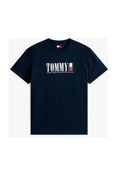 Tommy Hilfiger Tričko TJM REG TOMMY DNA FLAG s prodlouženou výškou