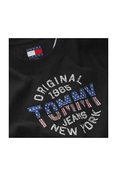 Tommy Hilfiger Tričko TJW SLIM SH TOMMY NY RIB