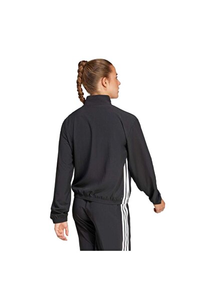 adidas Train Essentials Top cu fermoar pentru încălzire din țesătură cu 3 dungi