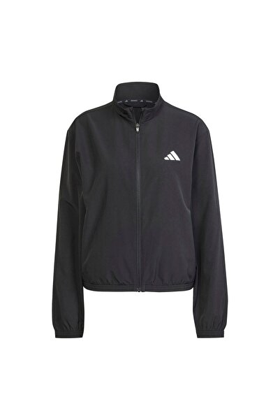 adidas Train Essentials Top cu fermoar pentru încălzire din țesătură cu 3 dungi