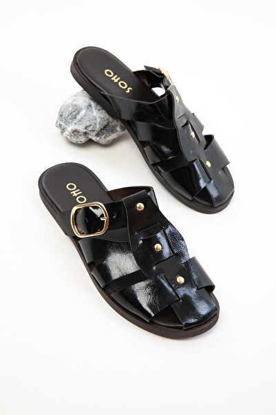 SOHO Black Women's Slippers 20747