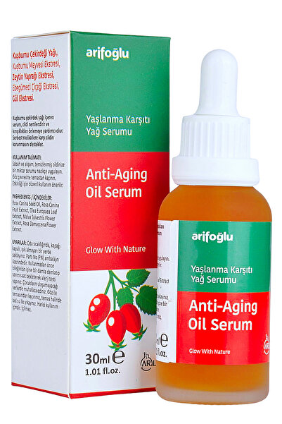 Arifoğlu Kuşburnu Yağ Serumu Yaşlanma Karşıtı 30ml Anti Aging Serum