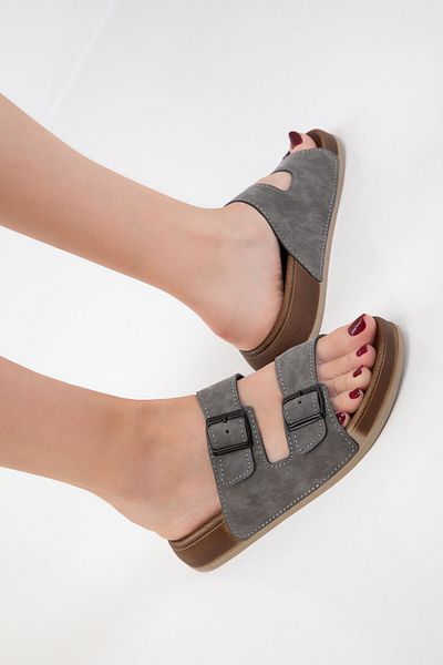 SOHO Gray Unisex Slippers 20723