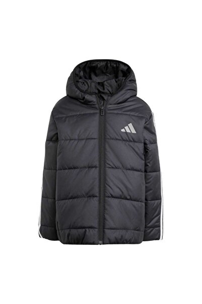 adidas Jachetă căptușită cu fibre Essentials cu 3 dungi pentru copii