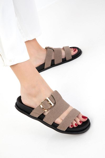 SOHO Mink Suede Women's Slippers 20752