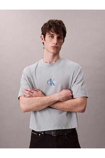 Calvin Klein Zkrácené kraťasy SS MICRO MONOLOGO 16S WA