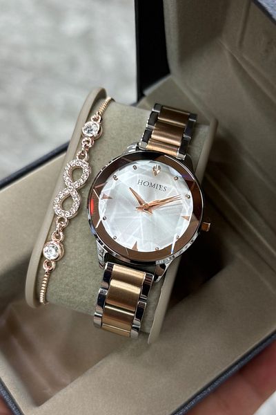 Homies BRAND WOMEN'S WRISTWATCH WATERPROOF BRACELET WITH GIFT 0785