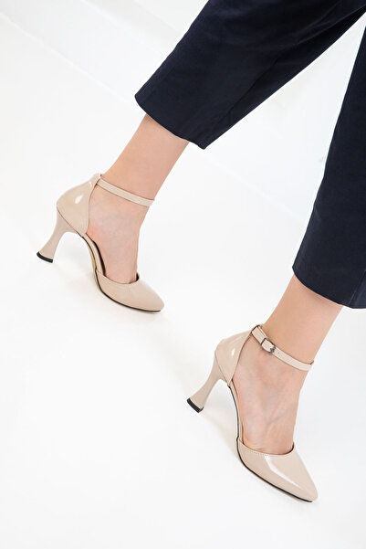 SOHO Skin Patent Leather Women's Classic Heeled Shoes 17844