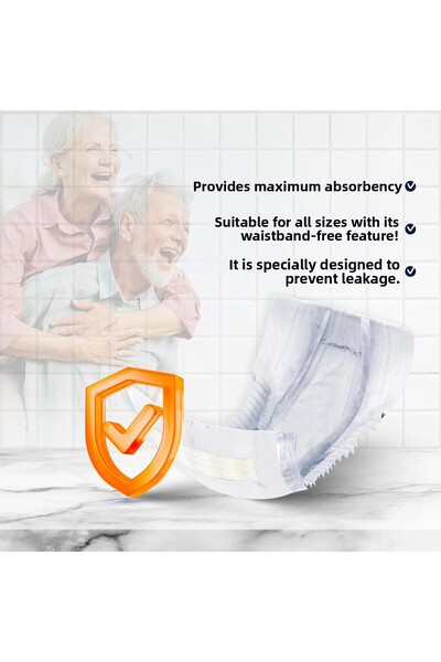 PEDİX Pedix Anatomical Patient Diapers Large Size (L) 40 Pieces (Without Belt)