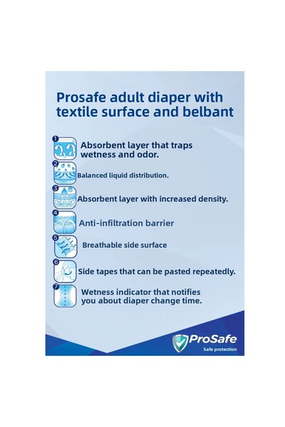 PROSAFE Belbantli XL Patient Diaper