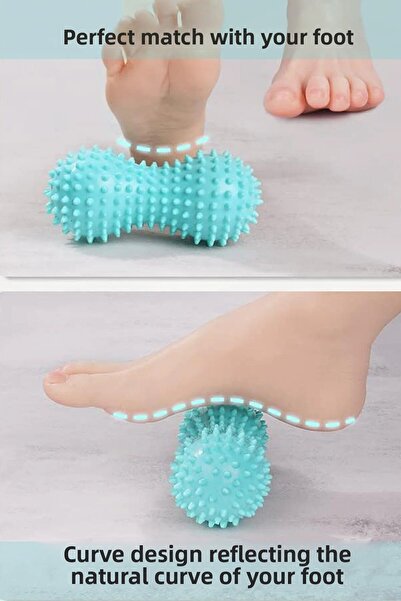 CNGZSHOP تمرين العضلات - كرة تدليك تحفيزية للكعب (المرحلة الأخمصية).