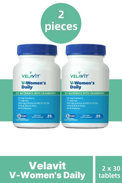 Velavit V-Women's Daily 30 Tablets 2 Pcs