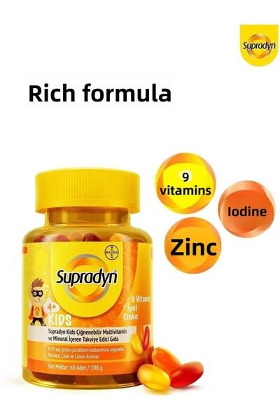 Redoxon Supradyn Kids 60 Tablet + Kids 60 Tablet
