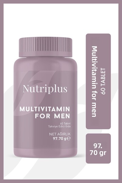 Farmasi Nutriplus Men's Multivitamin 60 Tablets - Stylish Design
