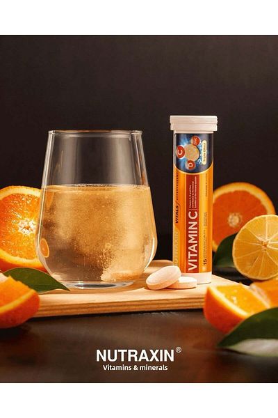 Nutraxin Effervescent C Code - Buy 2 Pay 1 , Zinc 10 Mg, D 400 Iu