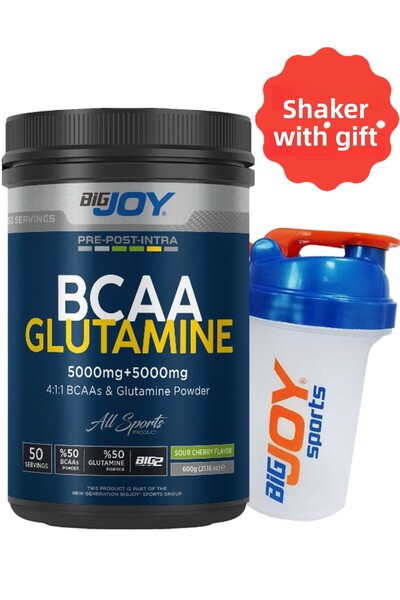 Bigjoy Sports Bcaa Glutamine Cherry 600g Bcaa Glutamine Amino Acid