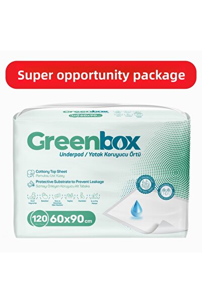 Greenbox أغطية حماية للمراتب مقاس 60 × 90، 4 عبوات تحتوي على 30 قطعة، 120 قطعة