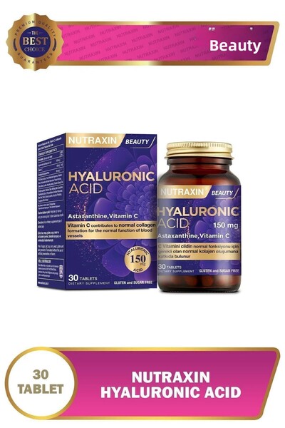 Nutraxin حمض الهيالورونيك 30 قرصًا، عبوة من قطعتين