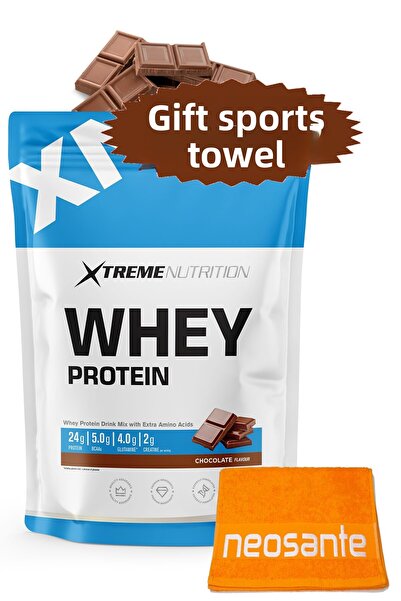 Xtreme Nutrition 512 g Chocolate Whey Protein Powder - 16 Serving Bcaa+Glutamin+Creatine Towels Gift