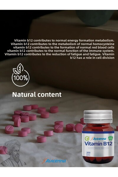 Avicenna Avıcenna Vitamin B12 - 1000 mcg Tablet