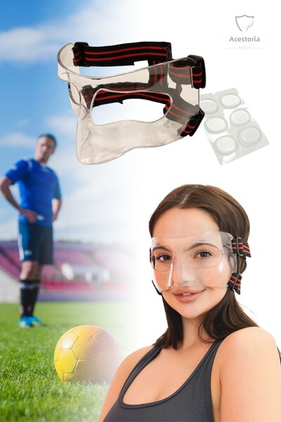 Akestoria Med قناع حماية للأنف والوجه بعد الجراحة H-009